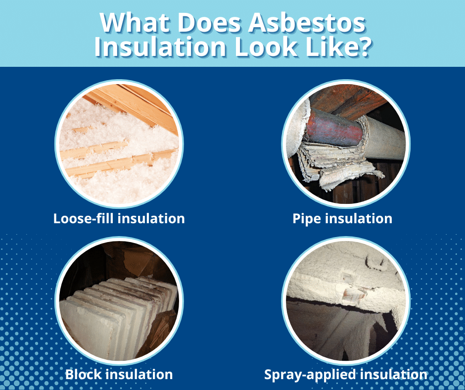 what does asbestos insulation look like