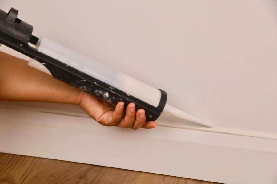 Caulking of Baseboard