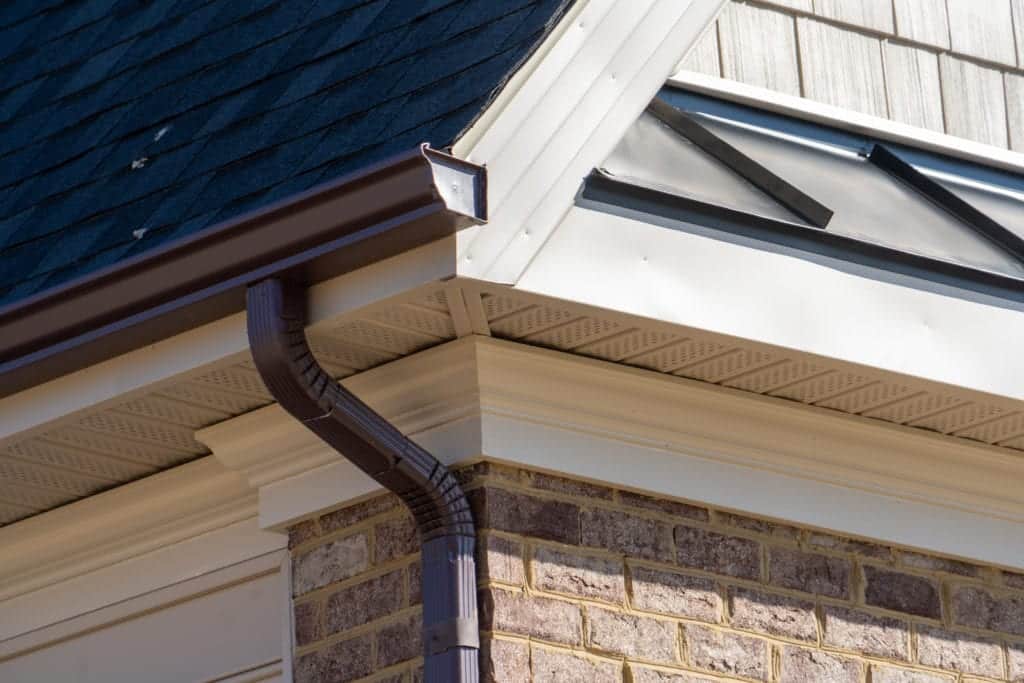 Gutter and downspout is necessary on a house