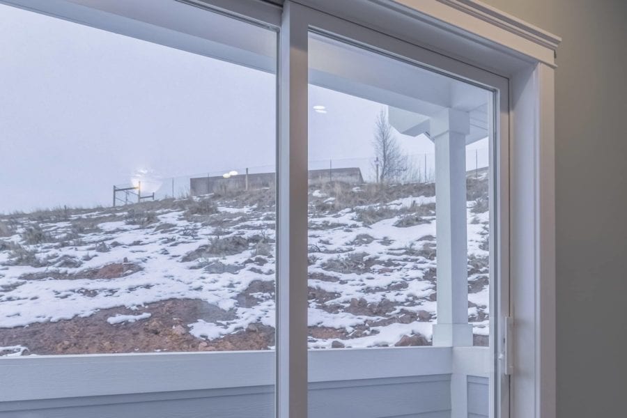 How to insulate sliding doors for winter