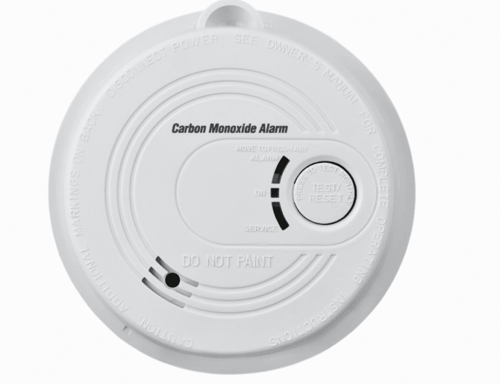 Carbon Monoxide detector helps with air quality