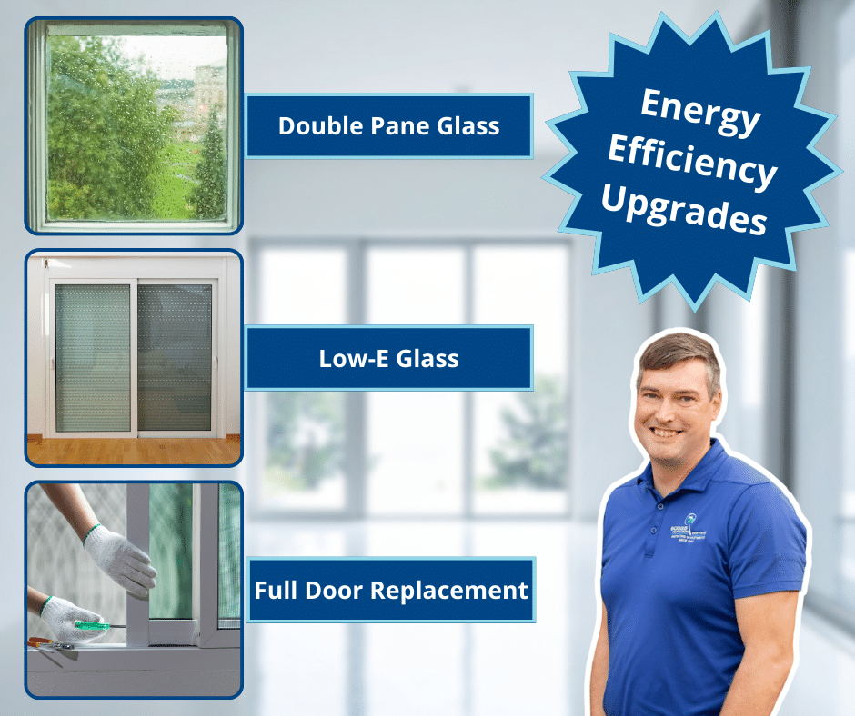 Energy efficient sliding glass door upgrade ideas