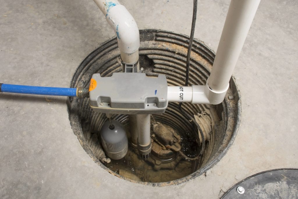 maintenance of a sump pump