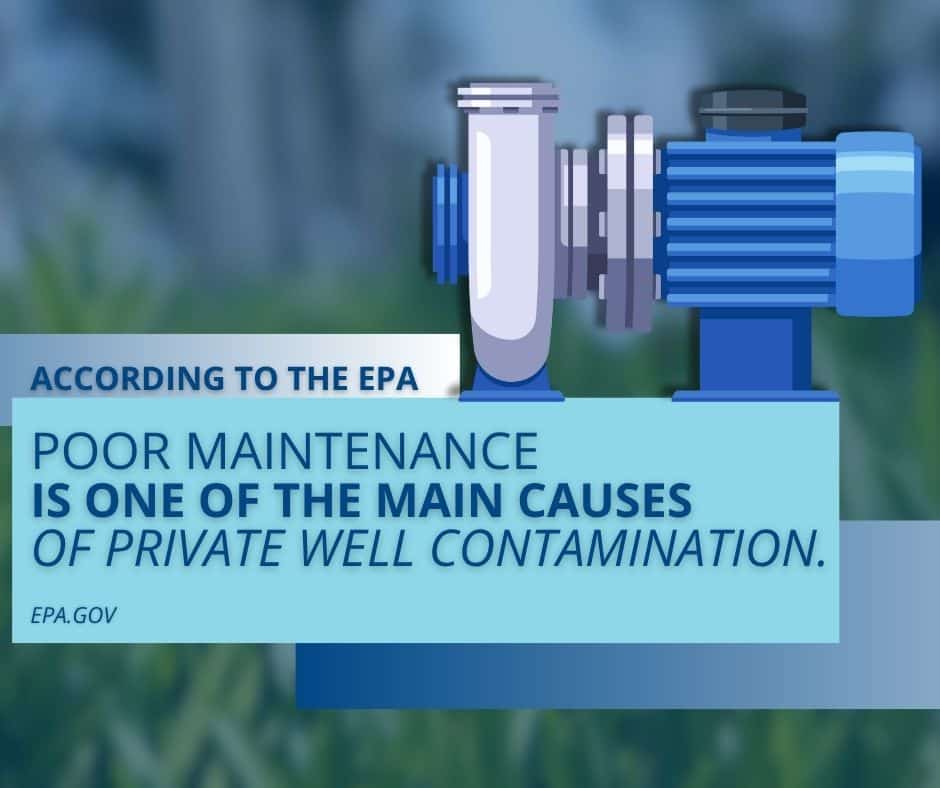 a well works best when its maintained regularly