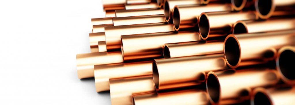 Copper pipes are a type of plumbing pipe.