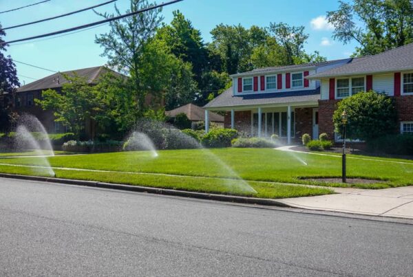Irrigation of a lawn