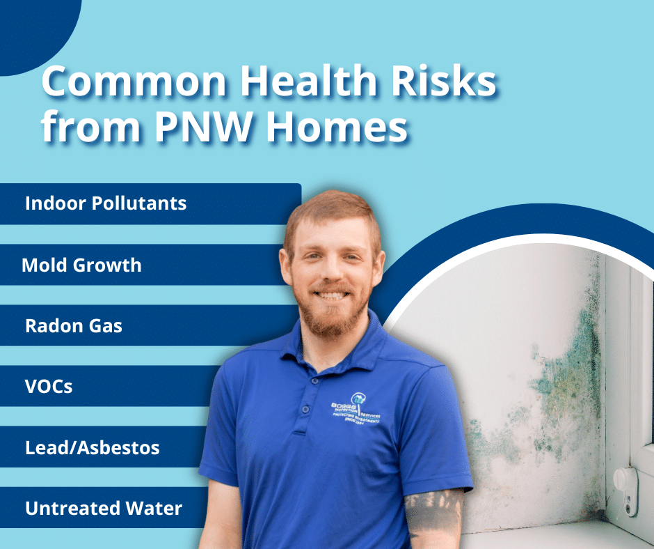Issues that can cause health problems for residents in PNW homes