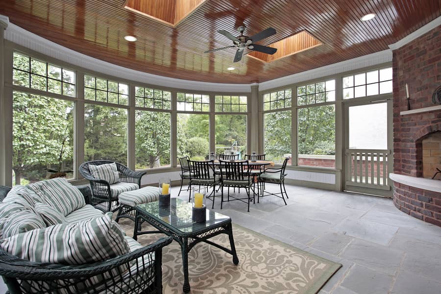 screened in porch